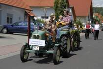MAN Typ 2F1, Baujahr 1960, 14 PS, Aufnahme anl. eines Festzuges im Sommer 2007 in 36100 Petersberg-Marbach