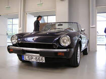 Fiat 124 Spider.  Foto: 17.10.2010, Sonderausstellung zur Mecsek Rallye.