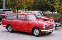 Triumph Shooting Break, seitenansicht Foto: 17.10.2010, Sonderausstellung zur Mecsek Rallye.