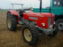 Schl�ter S650V, 4-Zyl.Diesel mit 4328ccm und 56PS, von dem Typ wurden von 1963-66 ca.8000 St�ck gebaut, Traktorentreffen in Hausen/M�hlin, Sept.2010
