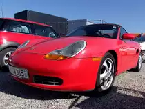 PORSCHE-Boxter ist aus Deutschland zur int. Musikmesse nach Ried i.I. angereist;101010