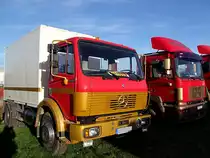 MB-1726 im Einsatz f�r ein Zirkusunternehmen, im Hintergrund MAN-Silent 14.264;101113