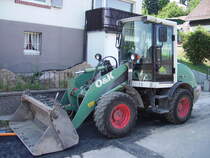 Ein O&K Bagger von Sax Klee in Neckargemnd am 27.06.10