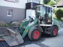 Ein O&K Bagger von Sax Klee in Neckargem�nd am 27.06.10