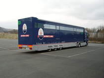 Ein IVECO Maserati Truck auf den Gelnde von Vitaphone Racing Team in Herborn am 02.04.08