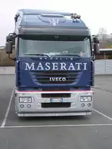 Ein IVECO Maserati Truck in Herborn am 02.04.08