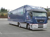 Ein IVECO Maserati Truck in Herborn am 02.04.08