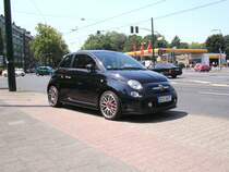 Fiat 500 Abarth. Dsseldorf Nordrhein-Westfalen. Am 24.06.2010.