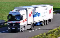 MB Actros 1844  Willen  auf der A61 bei Rheinbach 21.10.2010