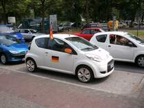 Citron C1 3-trig. Dsseldorf-Benrath Nordrhein-Westfalen. Am 01.07.2010.