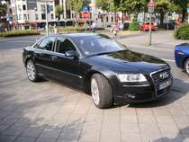 Audi A8 D3 Facelift. Dsseldorf-Benrath Nordrhein-Westfalen. Am 01.07.2010.