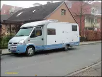 Renault Wohnmobil, im November 10 in Lehrte.