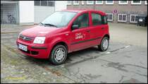 Fiat Panda II, der Stadt Lehrte, am 21.10.10 im Lehrte. Die Stadt Lehrte setzt auf Erdgasantrieb.