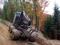 GREMO_1050F; der Schwedische Forwarder hat ein Drehmoment von �ber 600 Nm, sowie eine Gewichtsklasse von 10,5t ;101023