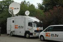 Mercedes Benz, Fernsehbertragungswagen der Produktionsfirma rt.1 im Einsatz am 29. August 2008 in Berlin. (C) Matthias Rhe

