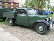 Lieferwagen DKW-AutoUnion F 8 aus dem Landkreis Havelland bei der Oldtimer-Rally, Wohlenberg 01.05.2010