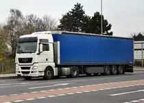 MAN TGX 18.440 Pritschenauflieger in Euskirchen - 15.11.2010