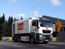 MAN TGS28.360 am Weg zur Mllverbrennungsanlage in Wels  ;101027