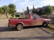 VW Caddy. Foto: Juli 2010, Frankurt / Nieder-Eschbach