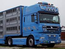 DAF XF-95.530  Super Space Cab  eines Deutschen Viehtransportunternehmens;101003