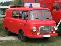 Barkas B 1000 Kombi der  Feuerwehr  aus dem Oberhavel-Kreis beim Ostfahrzeug-Treffen Finowfurt 24.04.2010