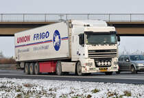 DAF 95XF Khlkoffer, A61 bei Miel - 03.12.2010