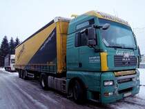 MAN TGA18.440 der Fa. Gartner macht Wochenendpause;101204