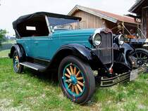  Chevy  mit New-Yorker-Kennzeichen nimmt an der Oldtimerveranstaltung Stehrerhof teil;100704