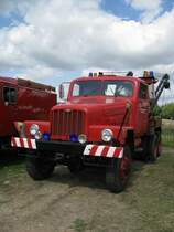 Abschleppwagen vom Typ G 5 der Feuerwehr. Gesehen im Landesfeuerwehr-Museum von Mecklenburg-Vorpommern in Meetzen 16.08.2009