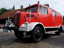 BORGWARD-B522;Bj.1961;82PS; mit Rosenbauer Vorbaupumpe RV120 anlsslich der Oldtimeraustellung der FF-Mnsteuer;100808