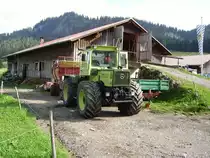 Ein Mercedes MB Trac am Riedbergpass im Allg�u am 19.08.10