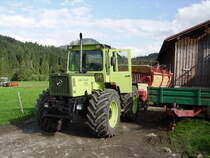 Ein MB Trac am 19.08.10 im Allgu in der nhe von Balderschwang 