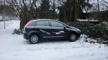 Fiat Punto im Lehrte, am 07.12.10