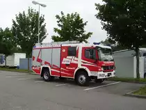 Ein Feuerwehr Atego mit Rosenbauer Aufbau am Mercedes Benz Werk W�rth am 12.06.09