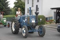 Lanz D8506, Baujahr 1938, 35 PS als Teilnehmer der Traktorenfreunde Mackenzell bei einem Festzug in 36100 Petersberg-Marbach im Sommer 2007