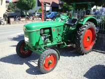 Deutz D25, luftgekhlter 2-Zyl.Diesel, 1700ccm, 20PS, Baujahr 1958-64,
Holzhausen Aug.2009