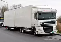 DAF XF 105.460 Tandemzug, Euskirchen 11.12.2010