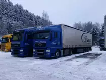 MAN TGX 18.440 XXL(Links) MAN TGX 18.440 XLX(Rechts) (Spedition BRASS) 10.12.2010