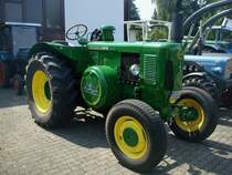 John Deere-Lanz, schwerer Ackerschlepper, Traktorentreffen Holzhausen, Juli 2010