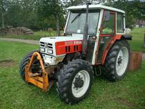 Steyr 8055, sterreichischer Allradschlepper mit 3-Zyl.Diesel und 48PS, St.Peter Aug.2010