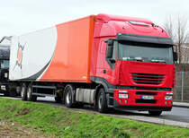 Iveco Stralis Kofferauflieger in Euskirchen - 11.12.2010