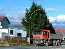 MAN 3Achskipper von Kotzian eilt Richtung Betriebssttte;101123