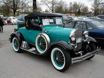 Ford A Cabrio Typ1928, ein Werksnachbau mit moderner Technik aus dem Jahr 1991, gesehen April 2006