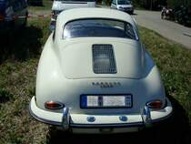 Porsche 1600S, Heckansicht, hier sitzt der lufgekhlte 4-Zyl.Boxermotor mit 75PS, Sept.2009 