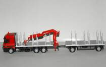 Mercedes Benz Actros L Rungen-Hngerzug mit Ladekran 