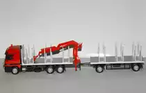 Mercedes Benz Actros L Rungen-H�ngerzug mit Ladekran 