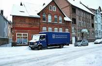 Mercedes LKW am 19.12.2010, in Lehrte.