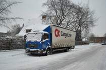 MAN LKW, im Lehrte, am 19.12.2010.