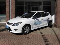 Hyundai I30, ausgestellt in St. Tnis zur Autoausstellung am 3.10.2010