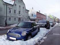 MINI und sein Besitzer sehnen wohl nichts sehnlicher als Tauwetter herbei;101220